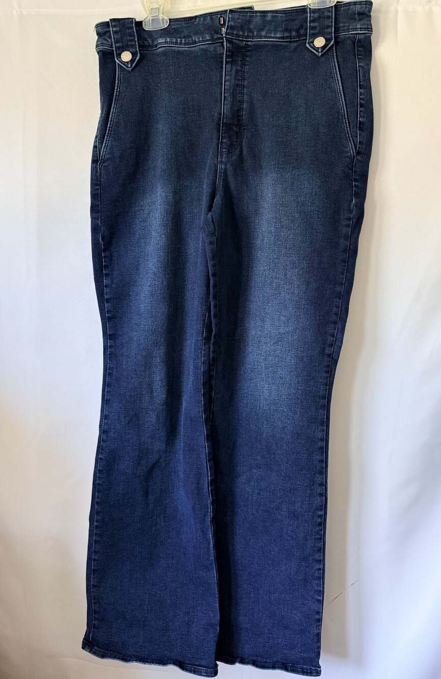 White House Black Market WHBM Extra High-Rise Novelty Pocket Trouser Jeans